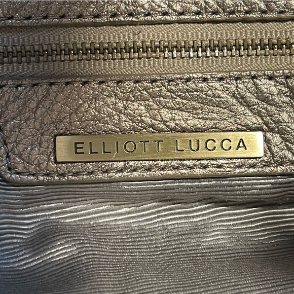 Elliott Lucca 'Estella' Gold-tone Leather Large Tote bag - Picture 10 of 16
